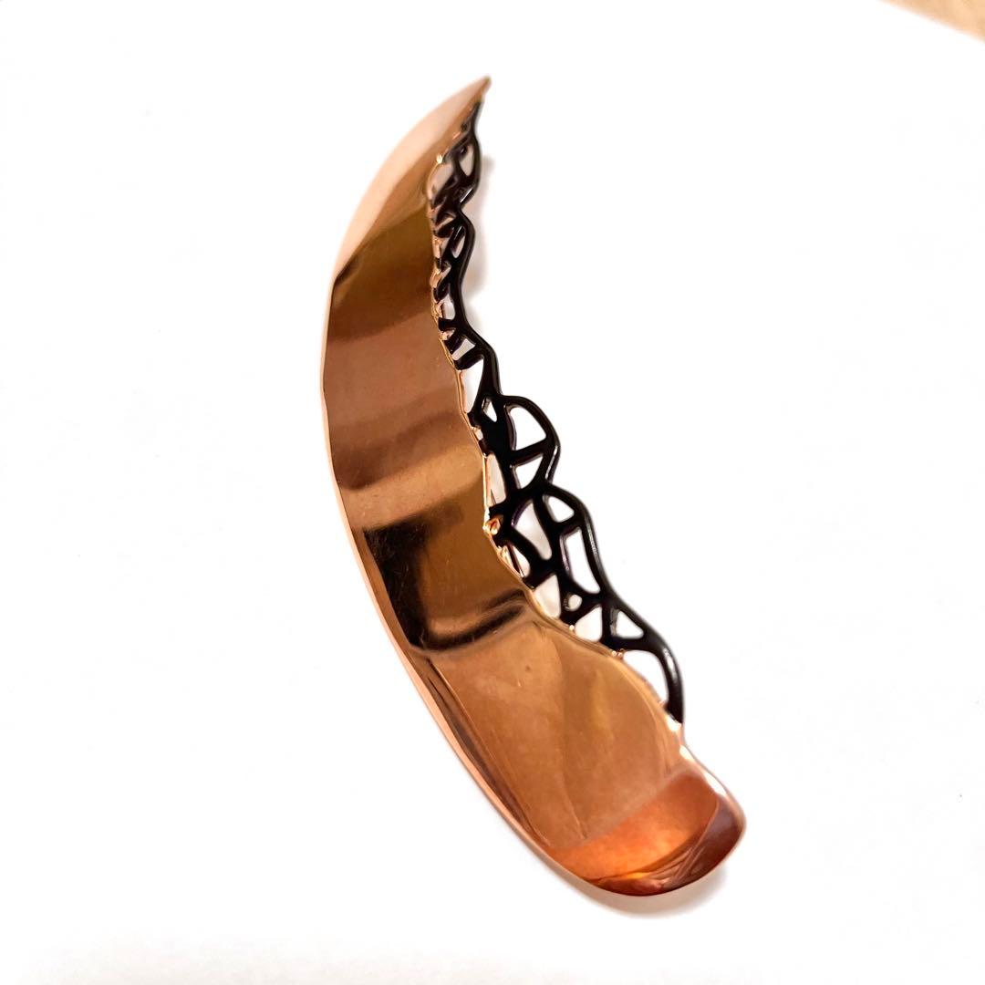 コレットマルーフ　バレッタ　ピンクゴールド