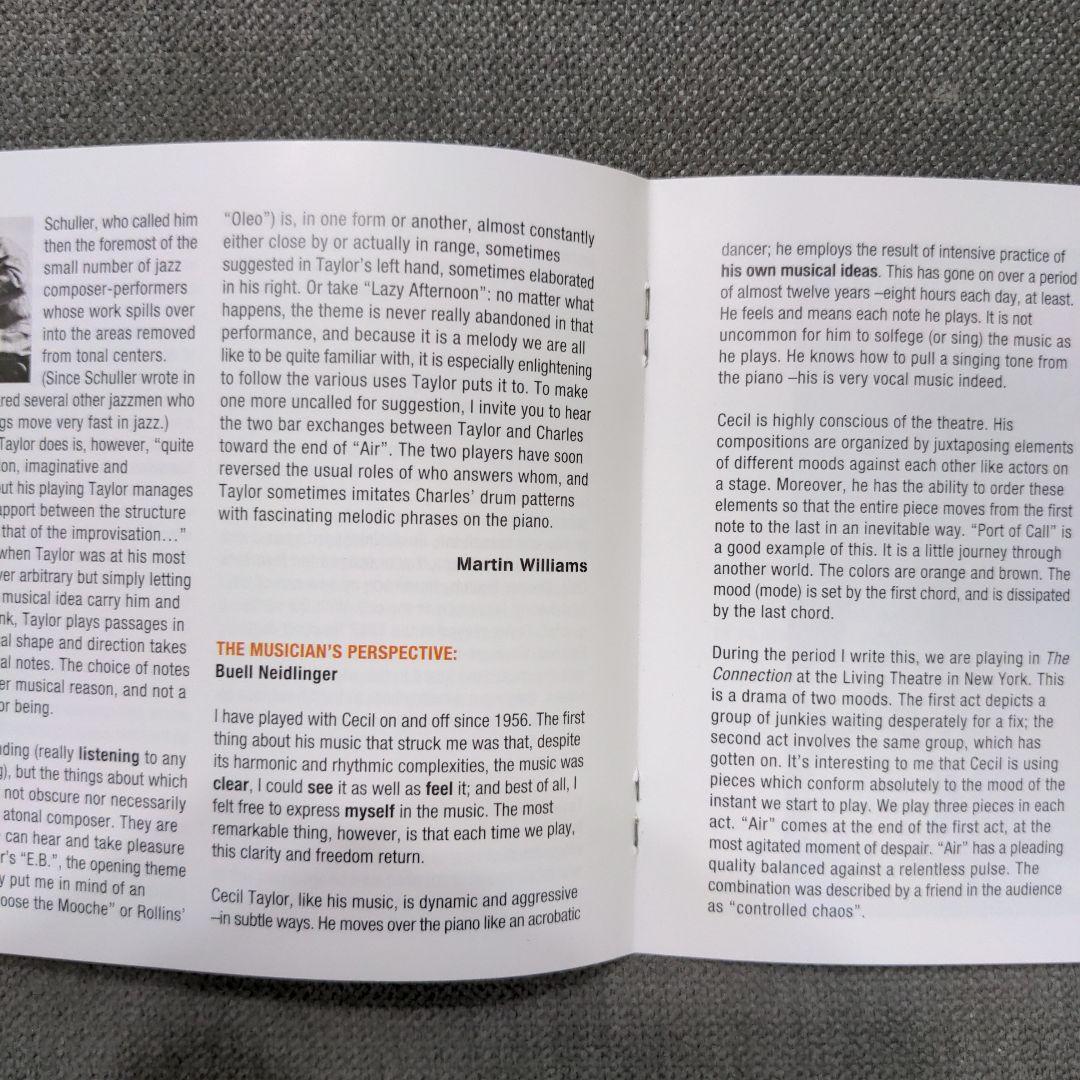 Cecil Taylor 「Nat Hentoff Sessions」