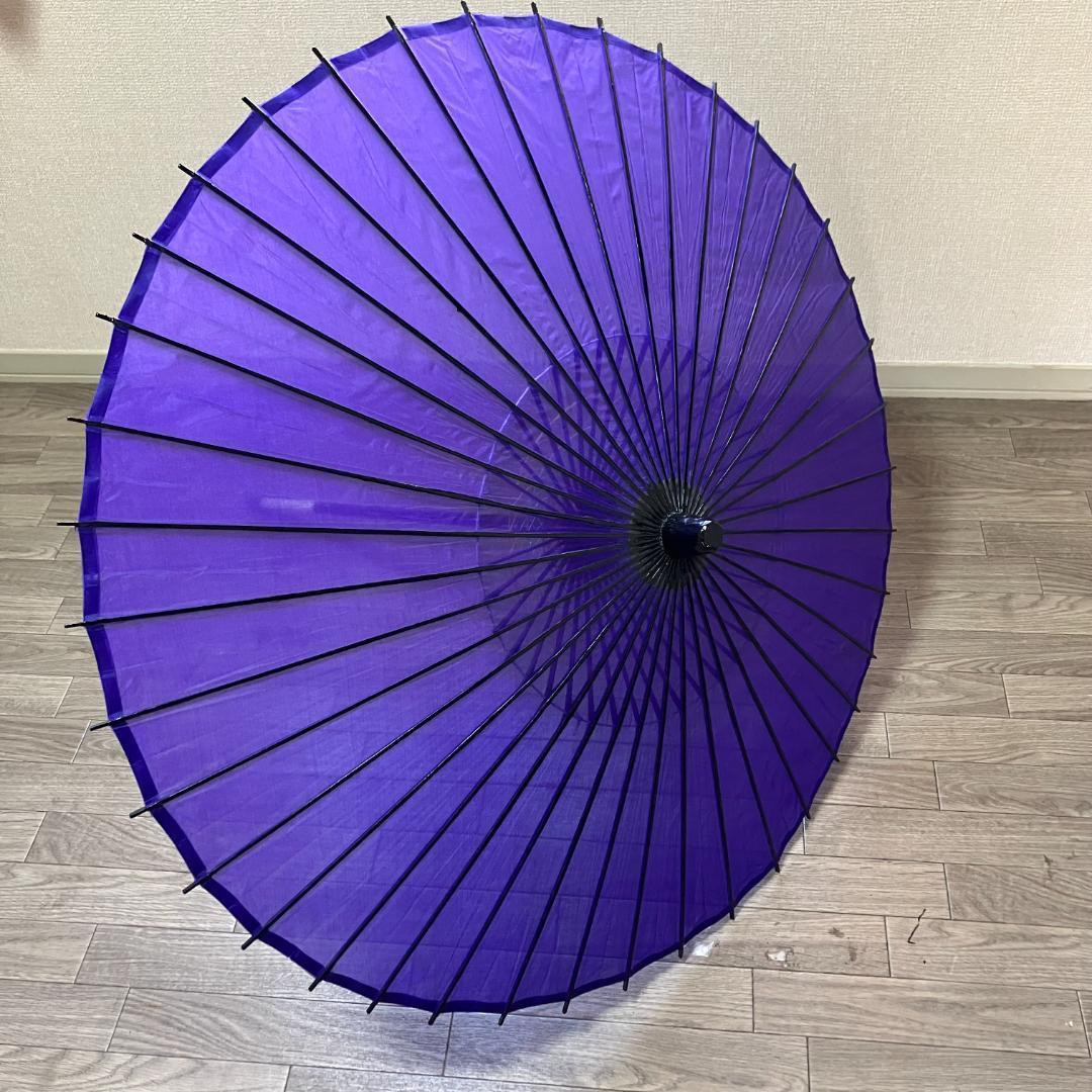 日本舞踊　紫　和傘　踊り傘　撮影　ディスプレイ　舞傘　コスプレ