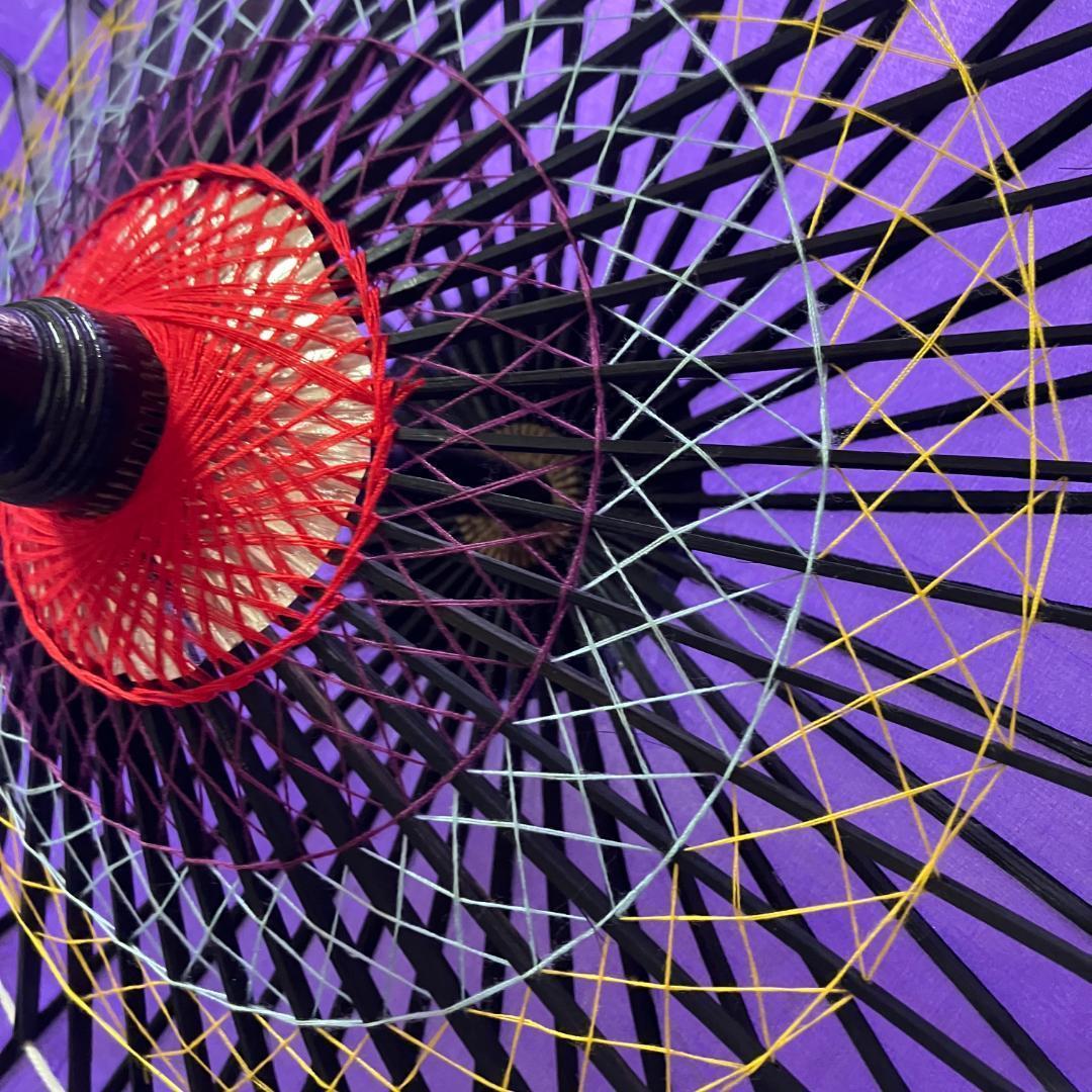 日本舞踊　紫　和傘　踊り傘　撮影　ディスプレイ　舞傘　コスプレ