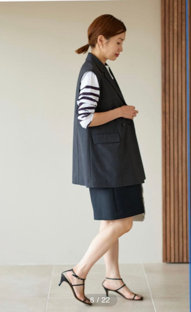 IENA ダブルブレスト ベスト