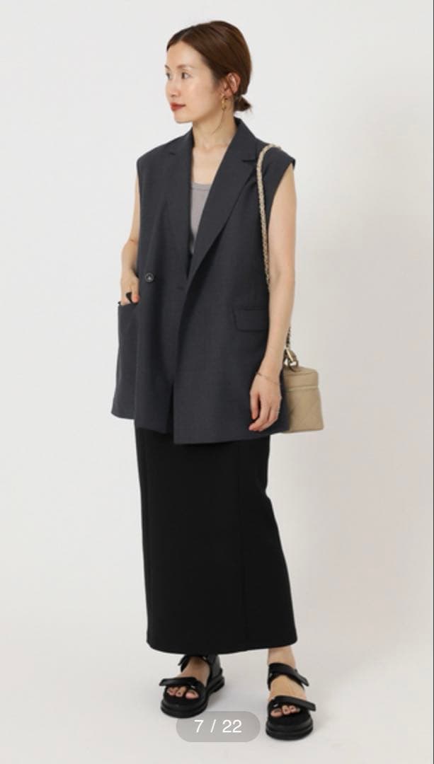 IENA ダブルブレスト ベスト