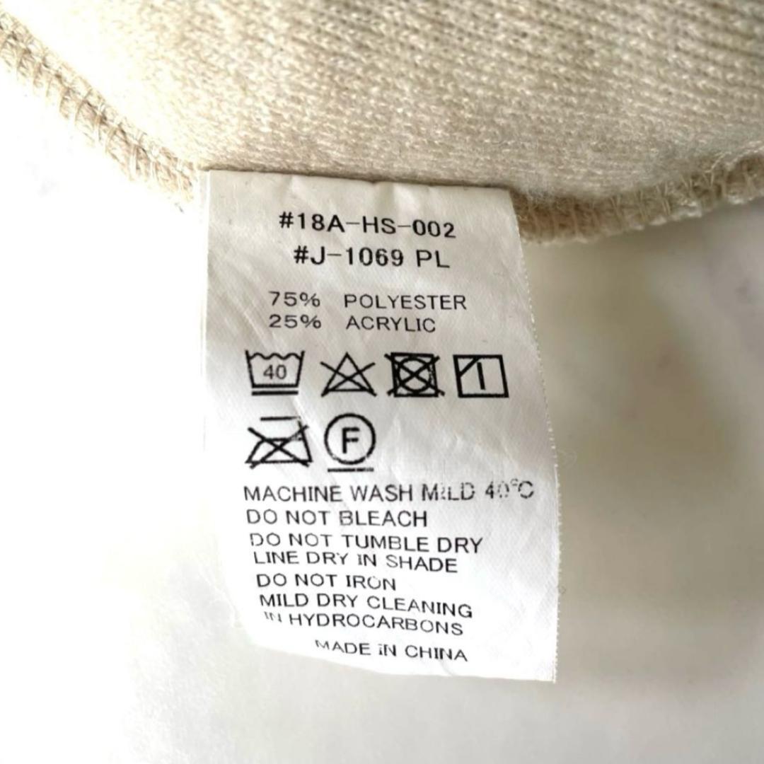 ジムフレックス ボア ベスト フード くるみボタン オフホワイト Mサイズ