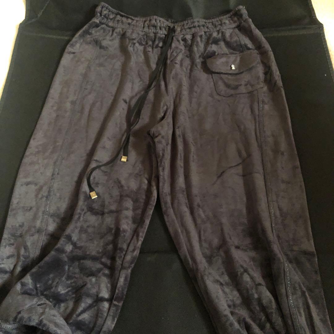 美品　ピッコーネ　ベロアパンツ　ラインストーン　アルチビオ　パーリーゲイツ