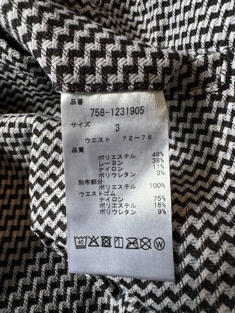 マスターバニー　メンズゴルフパンツ　3 千鳥　超美品