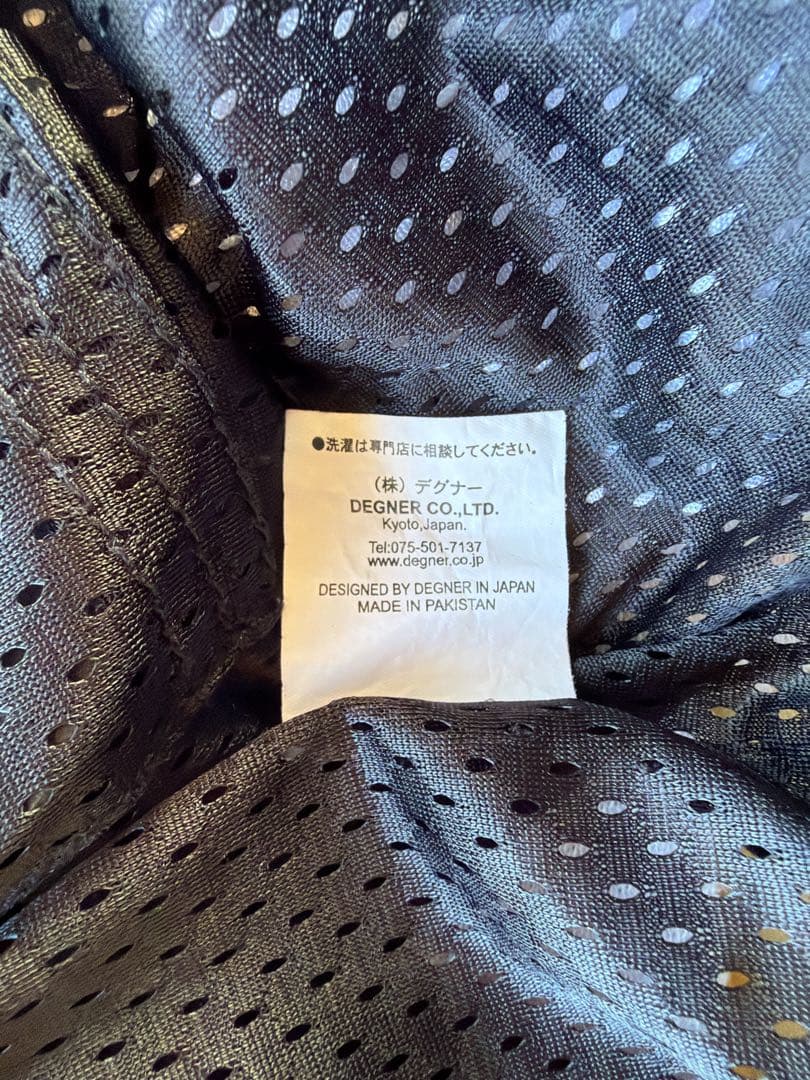 デグナー　DEGNER ホワイト メッシュ ダブルライダース　ジャケット