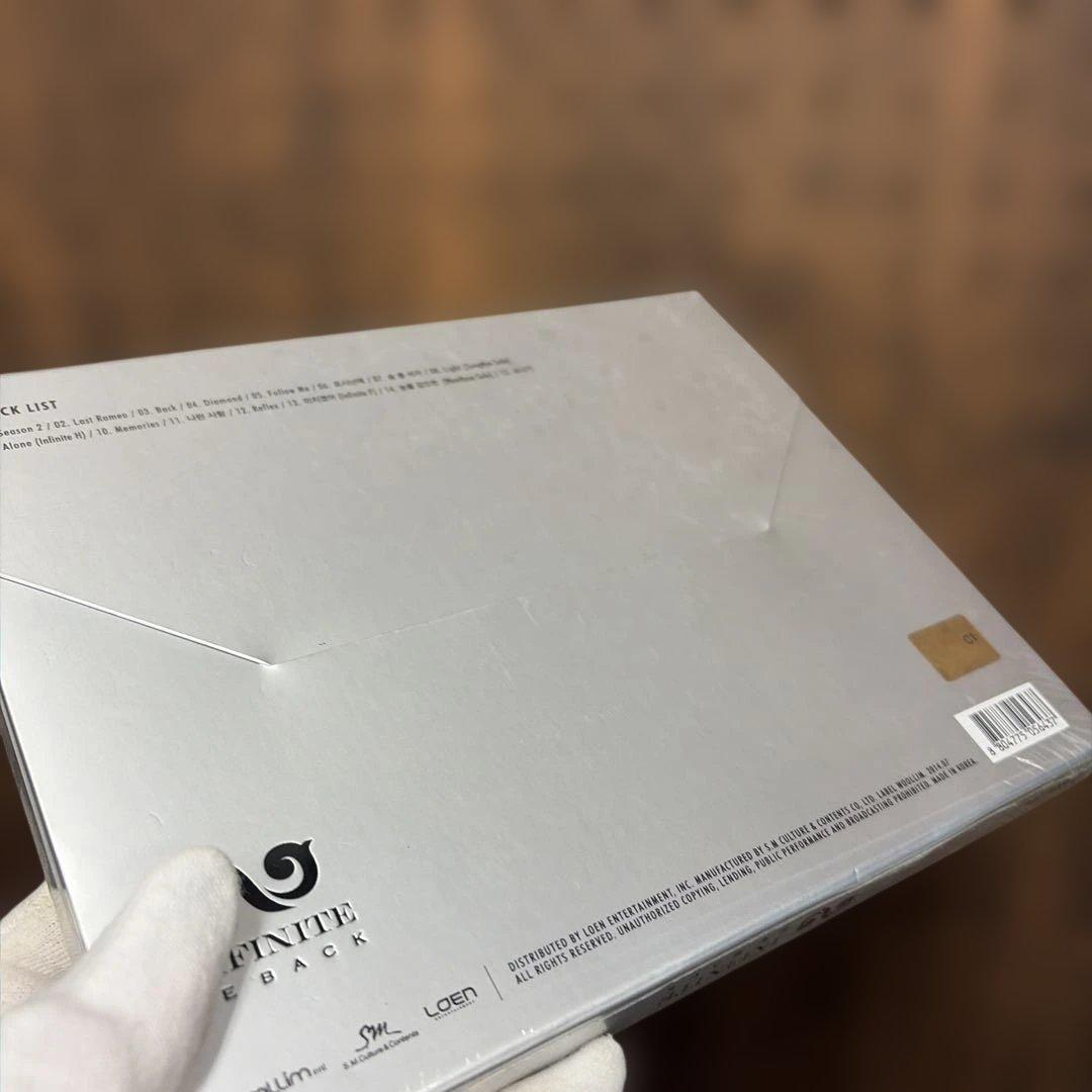 未開封INFINITE 『BE BACK』 初回限定ブックレット付き