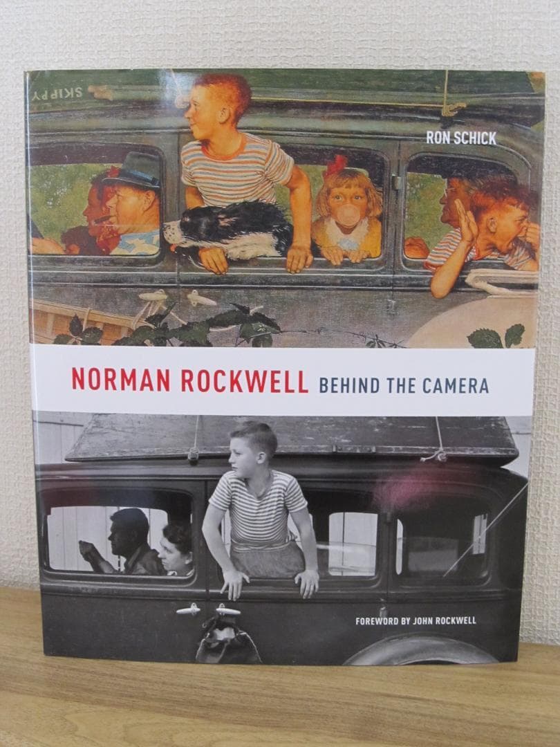 英語★ ノーマン・ロックウェル カメラの後ろで アート作品集 新品