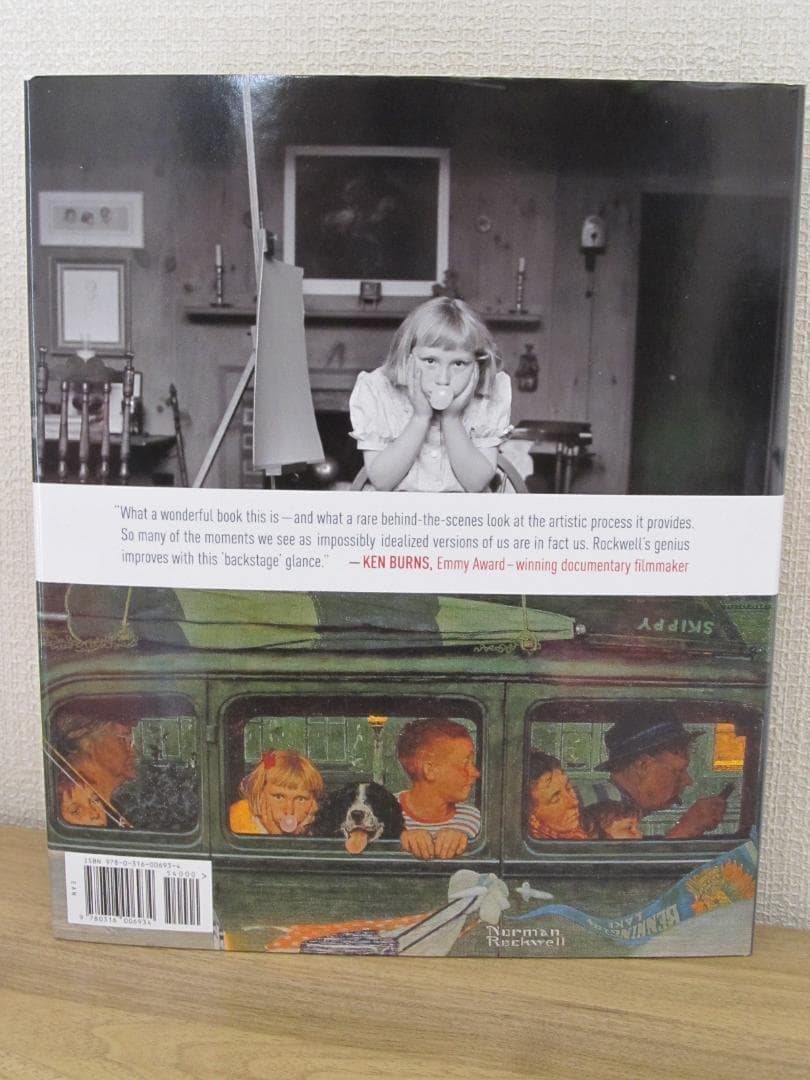 英語★ ノーマン・ロックウェル カメラの後ろで アート作品集 新品