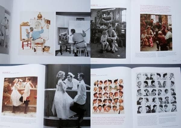 英語★ ノーマン・ロックウェル カメラの後ろで アート作品集 新品