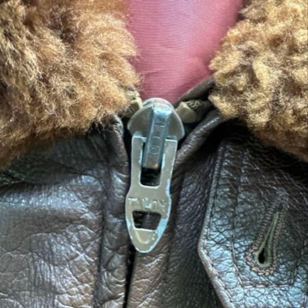 激レア　g1 フライト　レザージャケット　ロケットタロン　黒タグ　50s 60s