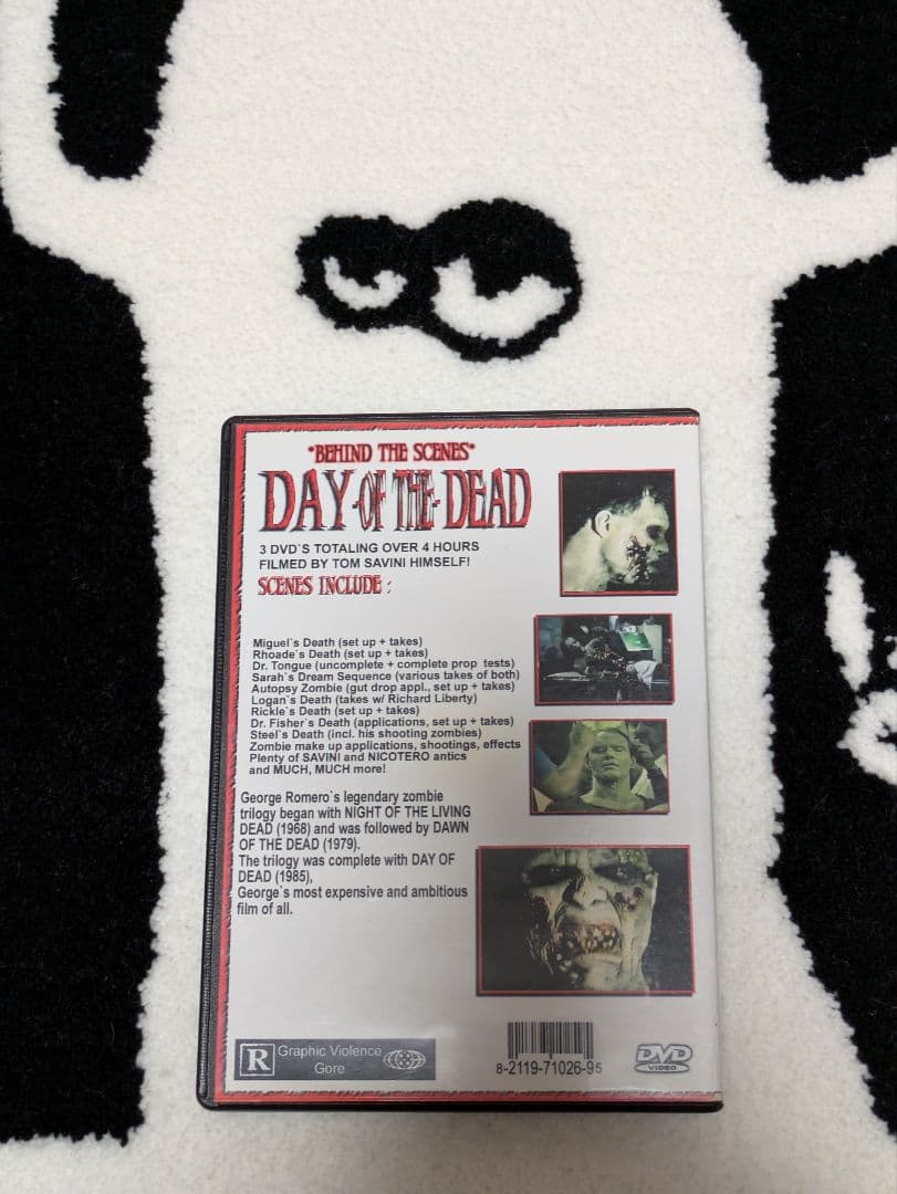 「死霊のえじき」超貴重メイキング DVD トム・サヴィーニ ゾンビ