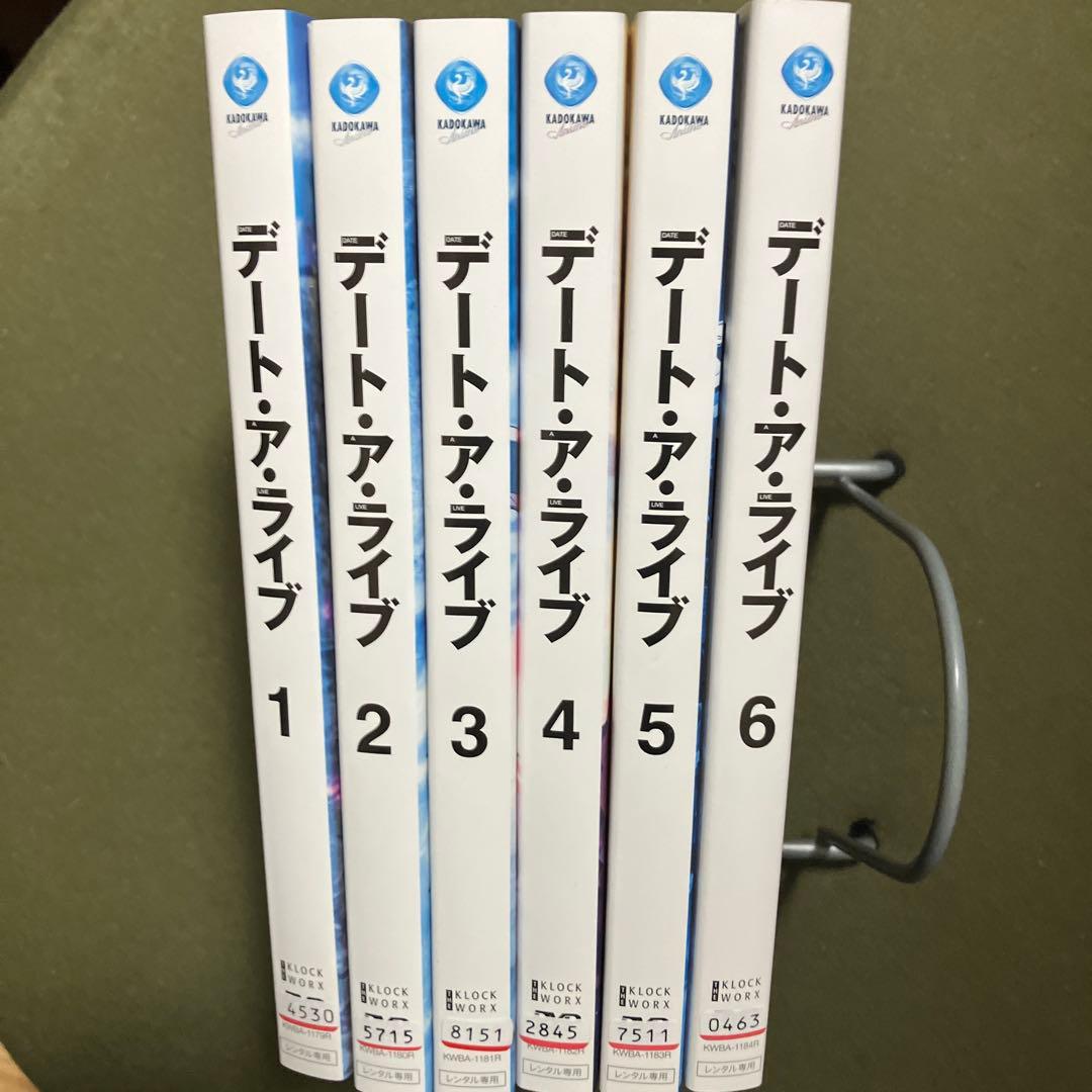 デート・ア・ライブ Ⅰ/Ⅱ/Ⅲ　DVD全17巻(レンタル落ち)セット販売