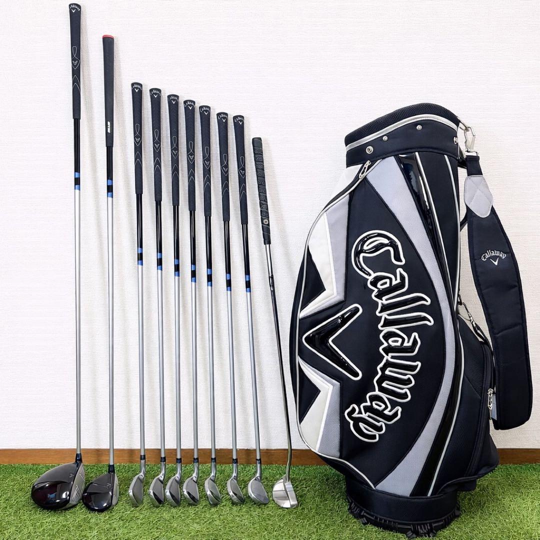 人気モデル キャロウェイ ウォーバード ゴルフクラブセット メンズ R 初心者