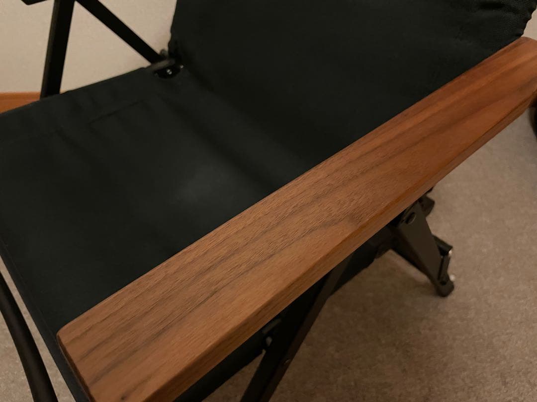 【ラーテルワークス】ストレージコンパクトリクライニングチェアハイバッグ　ブラック