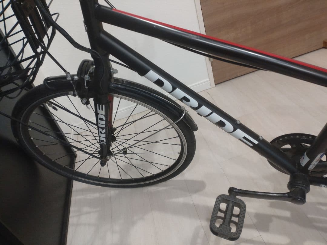 引取のみused あさひドライドR246-Jブラック24インチ仏式バルブ空気入付