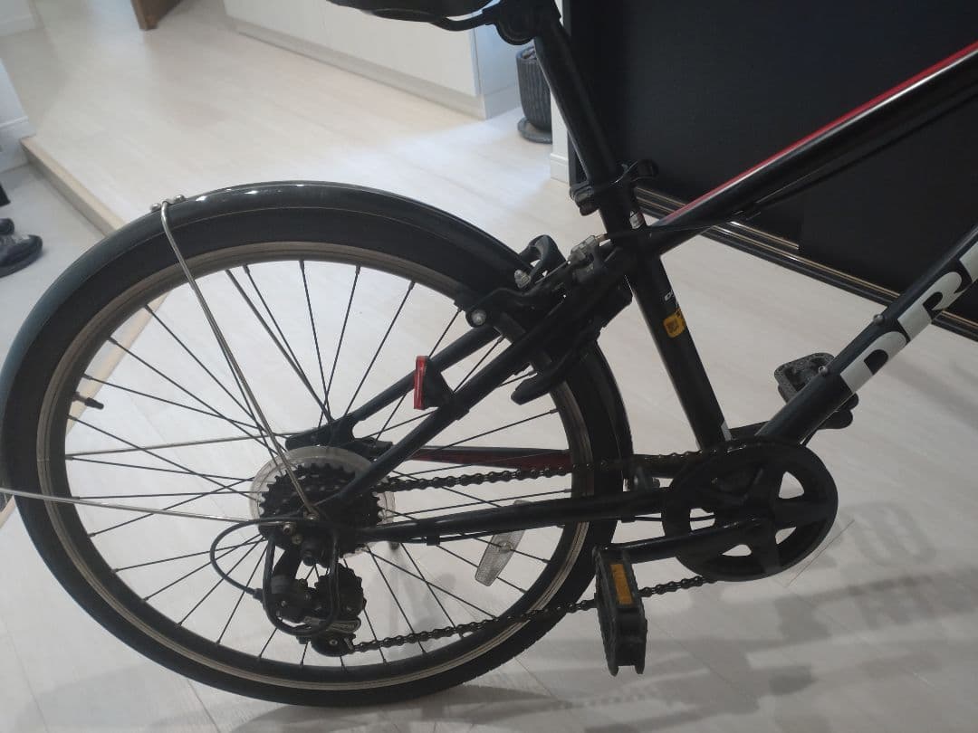 引取のみused あさひドライドR246-Jブラック24インチ仏式バルブ空気入付