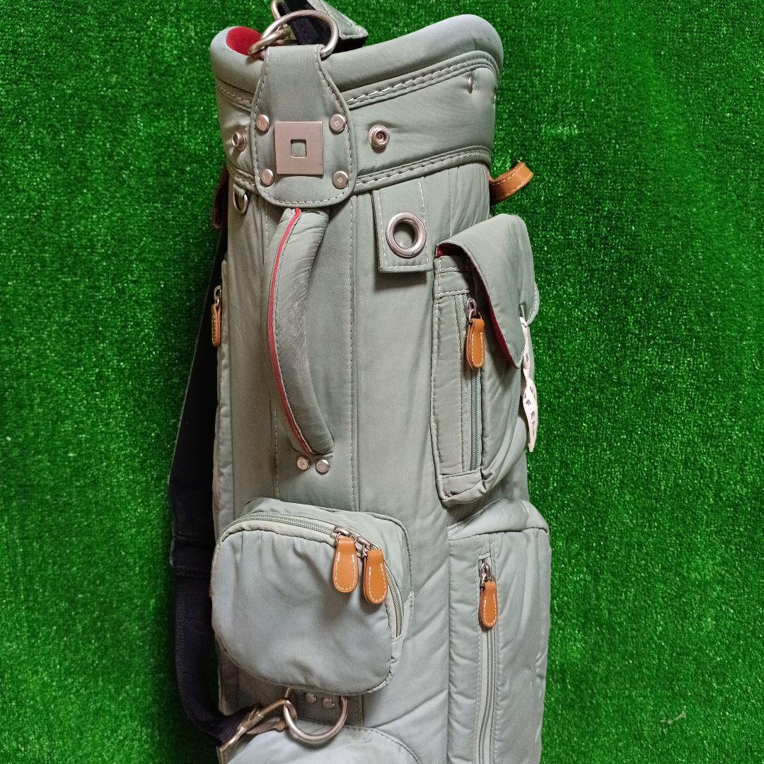 ONOFF オノフグリーン キャディバッグ 多機能ポケット付き