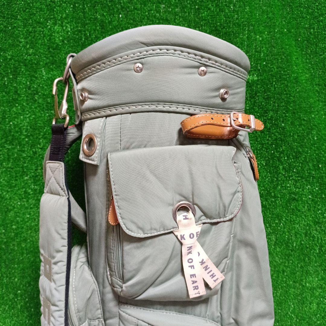 ONOFF オノフグリーン キャディバッグ 多機能ポケット付き