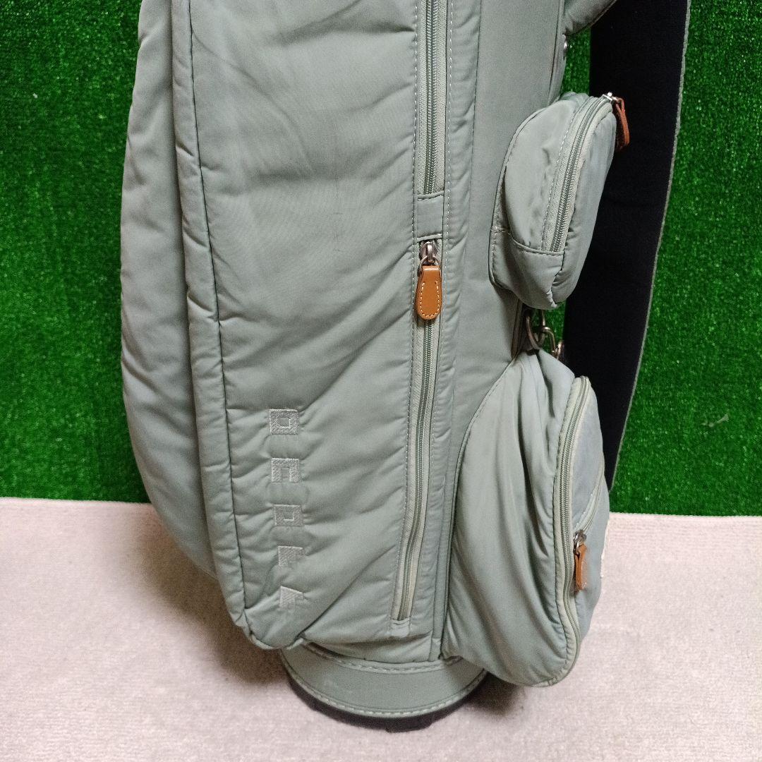 ONOFF オノフグリーン キャディバッグ 多機能ポケット付き