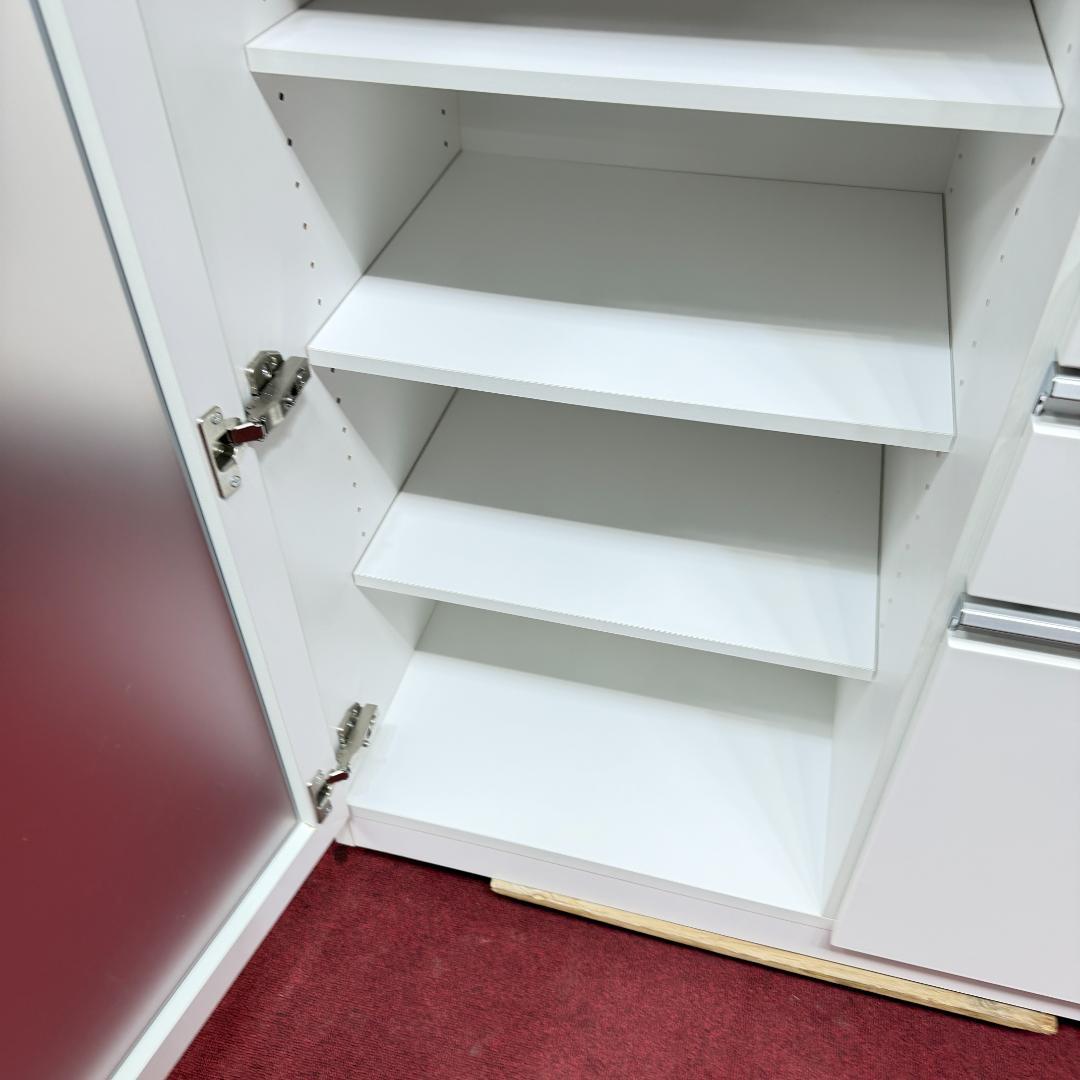 東京23区送料無料　美品ニトリ　レンジボード　白色　洗浄/除菌済み