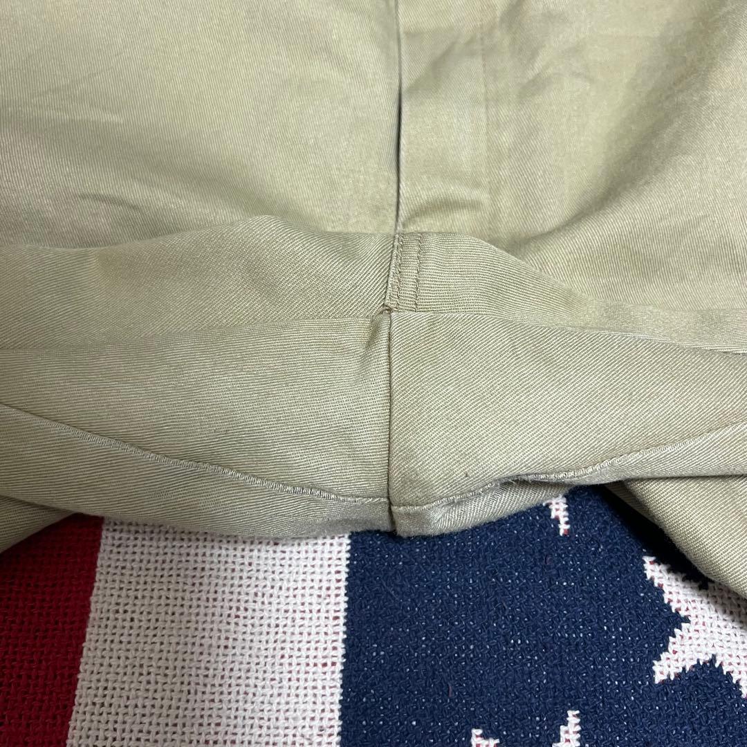 70s USA製 Dickies チビタグ ワークパンツ チノパン ベージュ