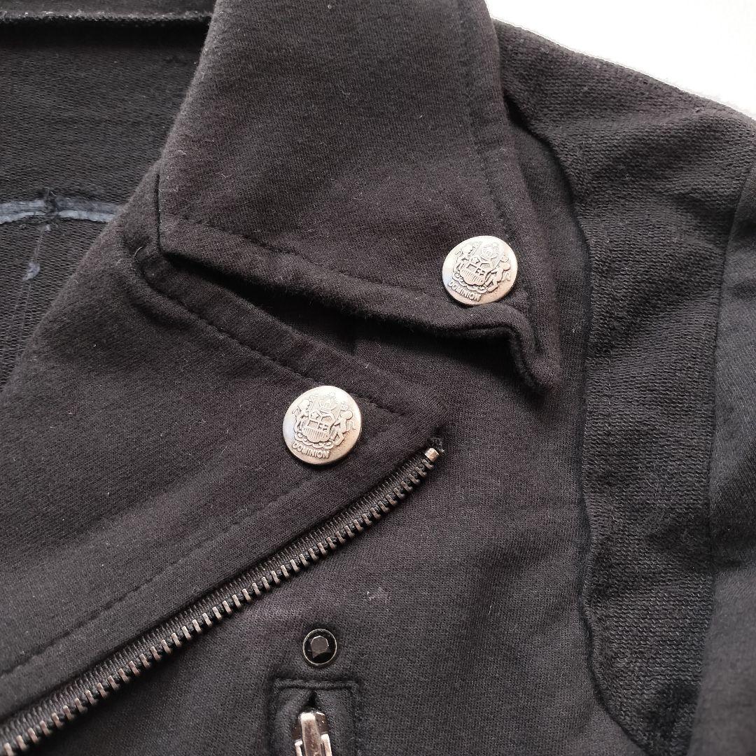 【Xfrm】 トランスフォーム スカル ラインストーン ライダース　ジャケット