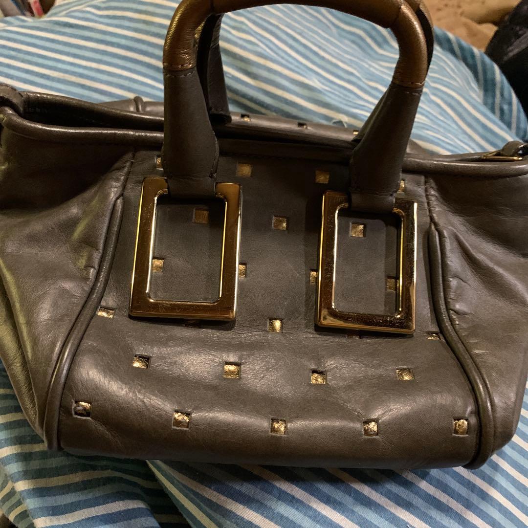 Chloe' クロエ　バッグ　ショルダーにもなります　シワ有り