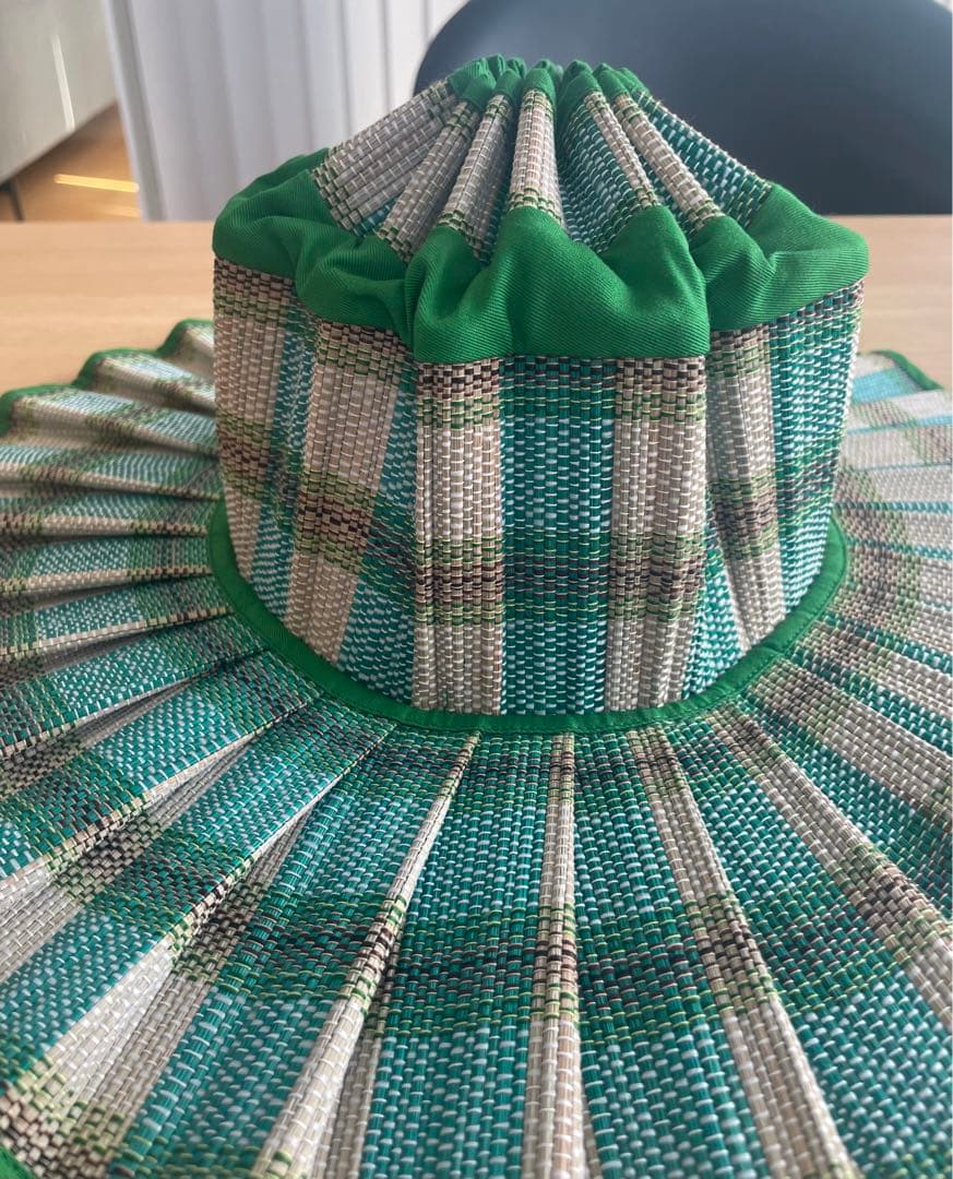 LORNA MURRAY ハット 麦わら帽子　グリーン