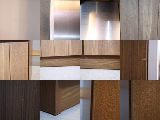 unico ウニコ ストラーダ 3面レンジボード 食器棚 キッチンボード 収納