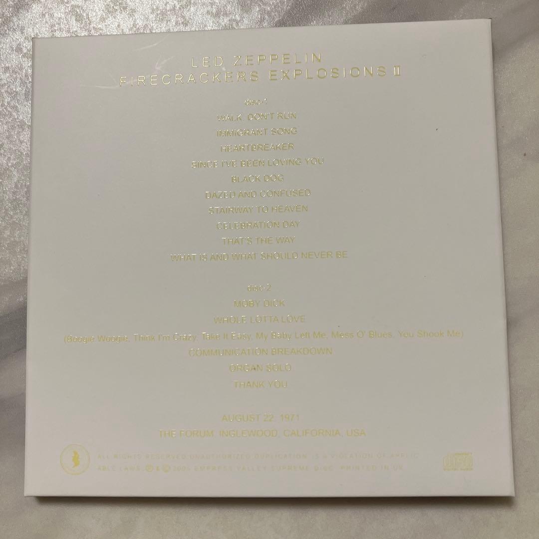 洋楽 LED ZEPPELIN 1971 8 21,22 empress valley