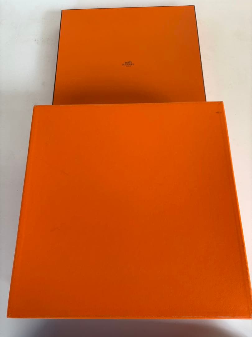 エルメス 正方形 HERMES オレンジ ギフトボックス 空箱