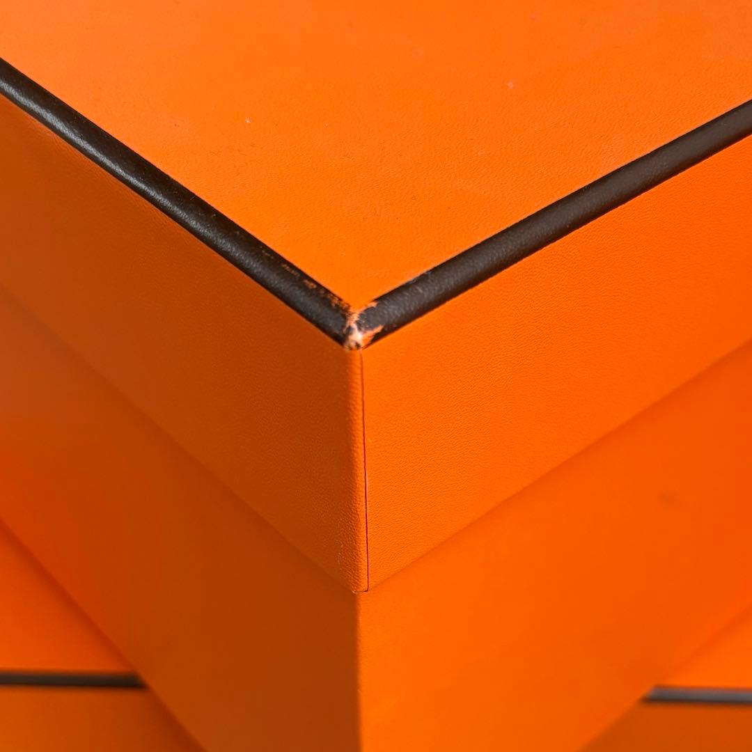 エルメス 正方形 HERMES オレンジ ギフトボックス 空箱