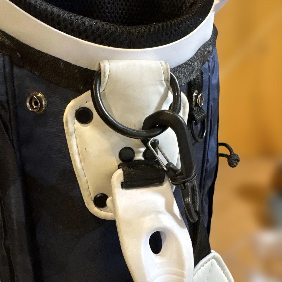 プーマ ゴルフ グラフィックカート キャディバッグ 9.5×47インチ　ネイビー