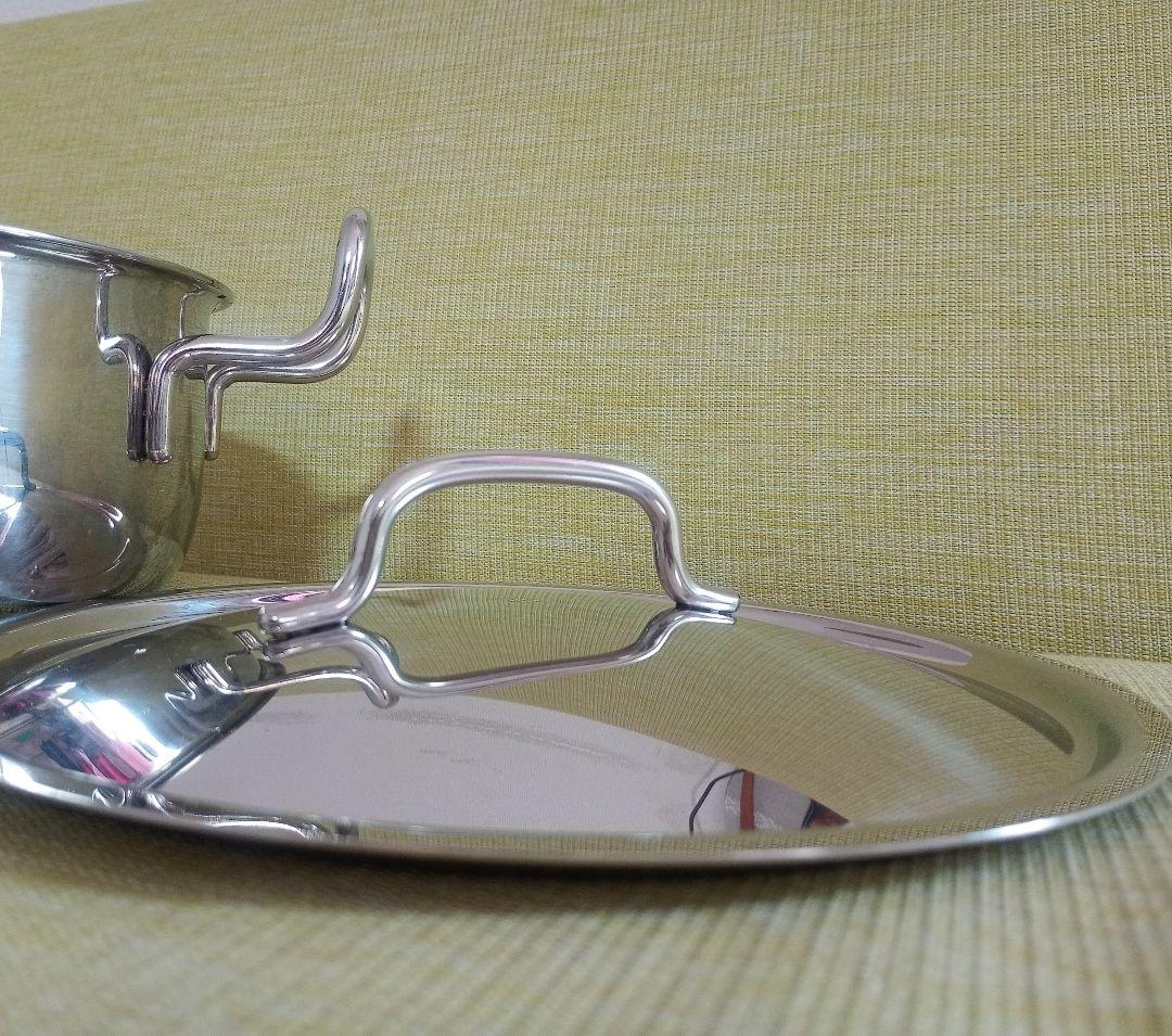 ジオ・プロダクト/両手鍋22cm/2022年製/宮崎製作所/ステンレス製