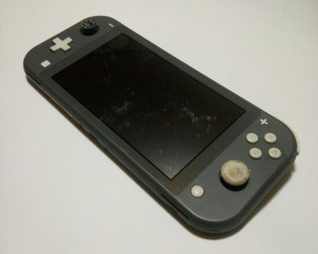 ジャンク品Nintendo Switch Lite グレー 本体　電源つかず。