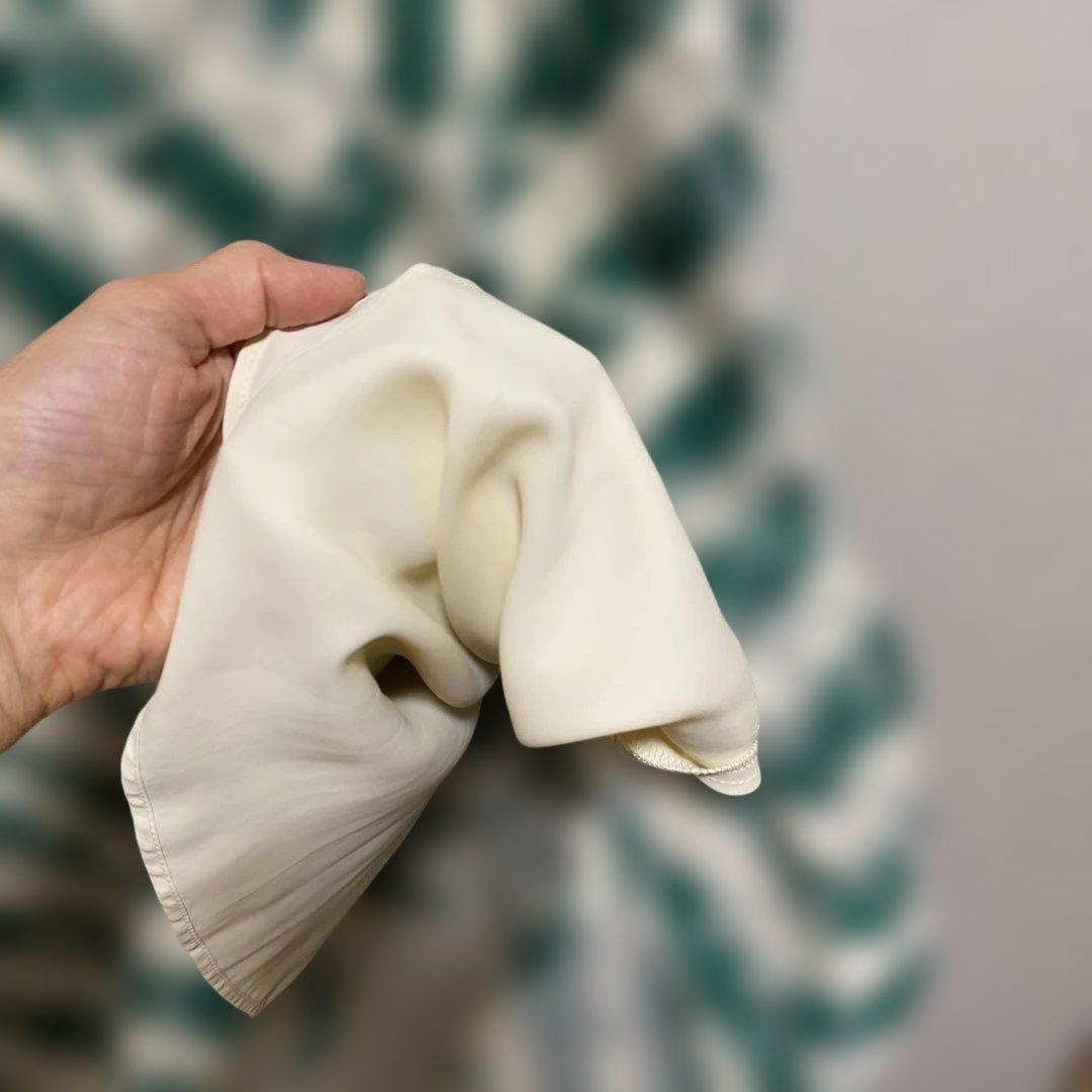 葉柄ストライプノースリーブロングワンピース