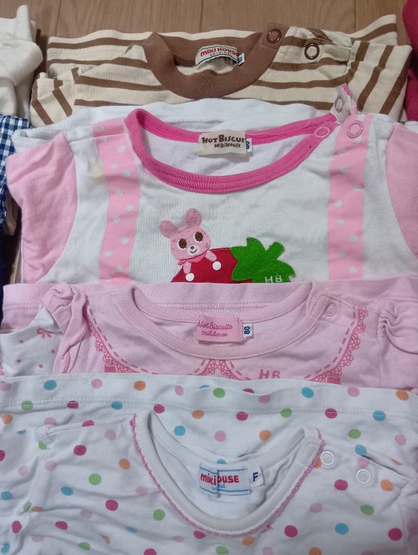 mikihouse　50着 Tシャツ・ワンピース・パンツ・ジャケット　セット