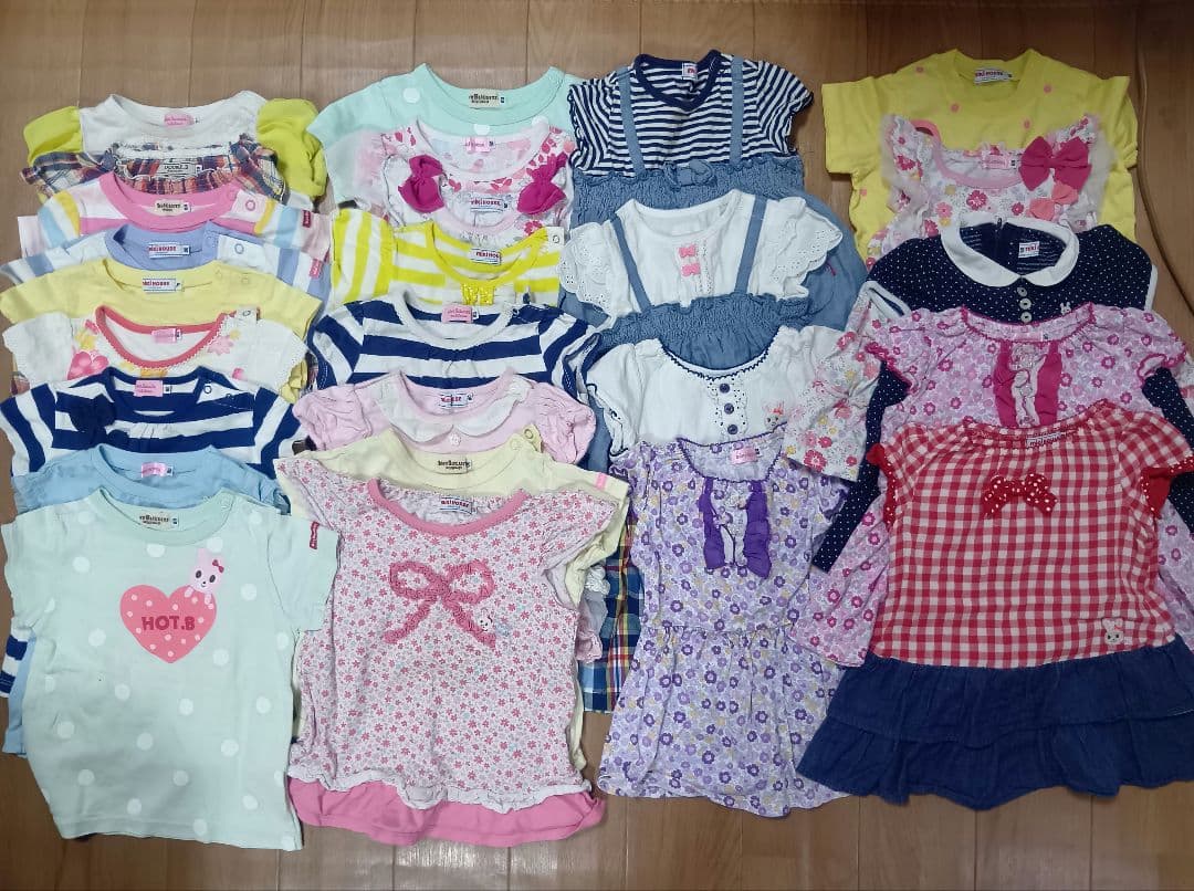 mikihouse　50着 Tシャツ・ワンピース・パンツ・ジャケット　セット