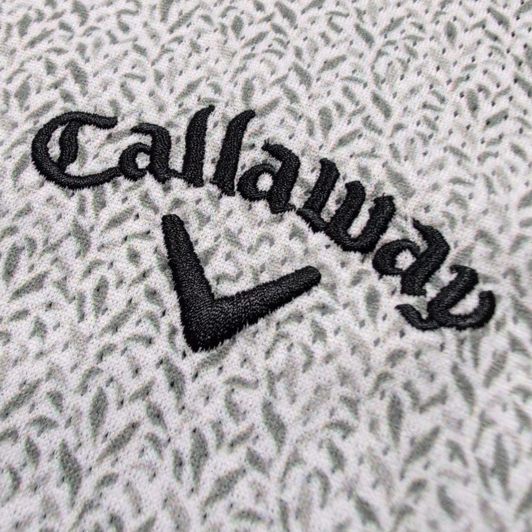 【極美品】大きいサイズ！キャロウェイゴルフ　速乾軽量ボタニカルポロシャツ半　3L