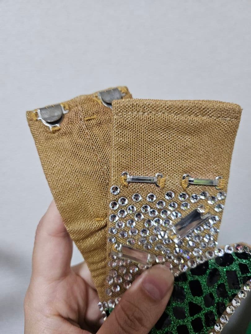 社交ダンス　ラテンドレス　緑