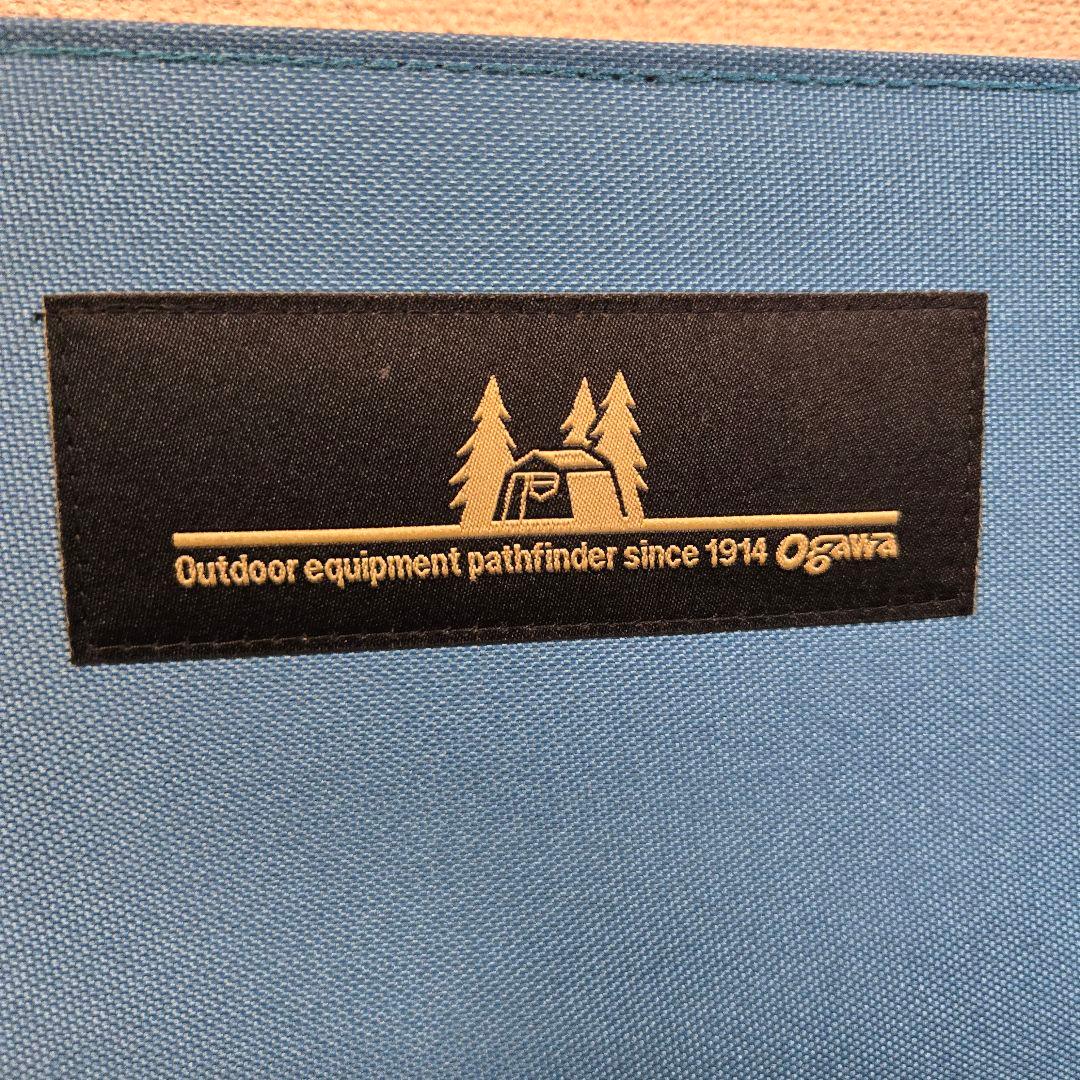 未使用級 ogawa ハイ&ロー チェア 2way ブルー 便利 機能性◎