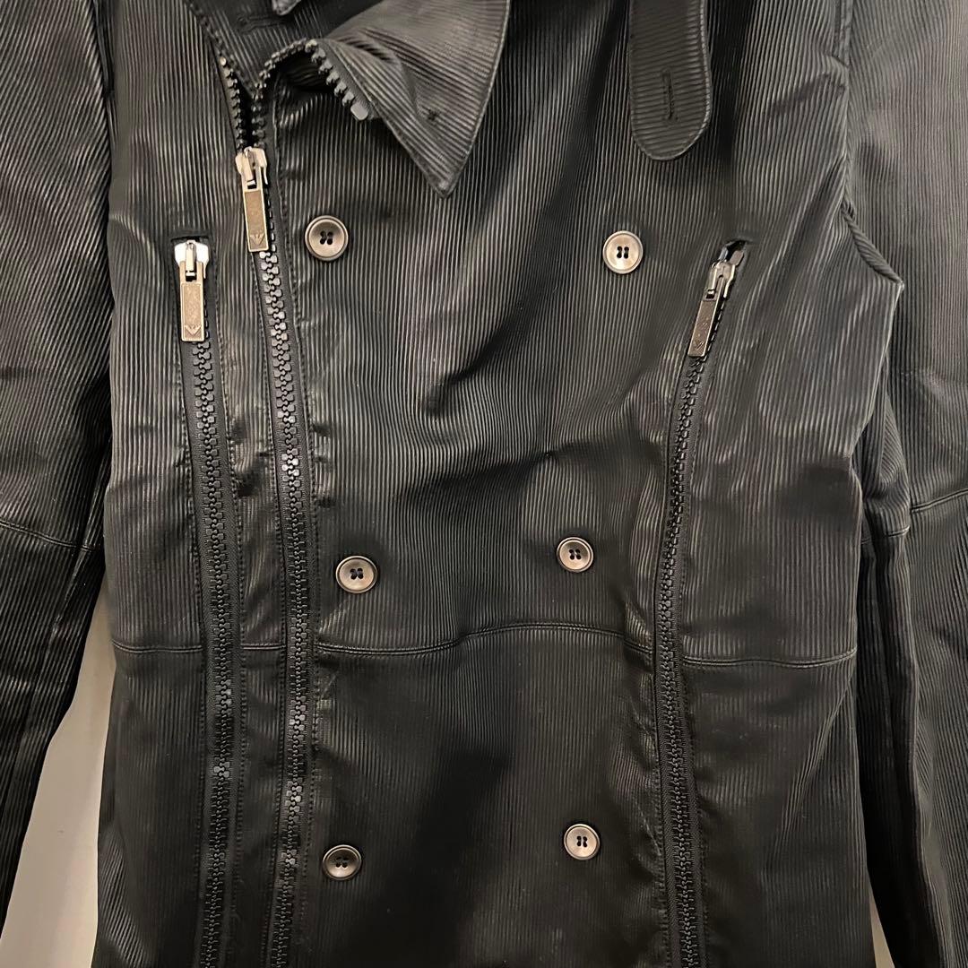 EMPORIO ARMANI レザー ジャケット 50