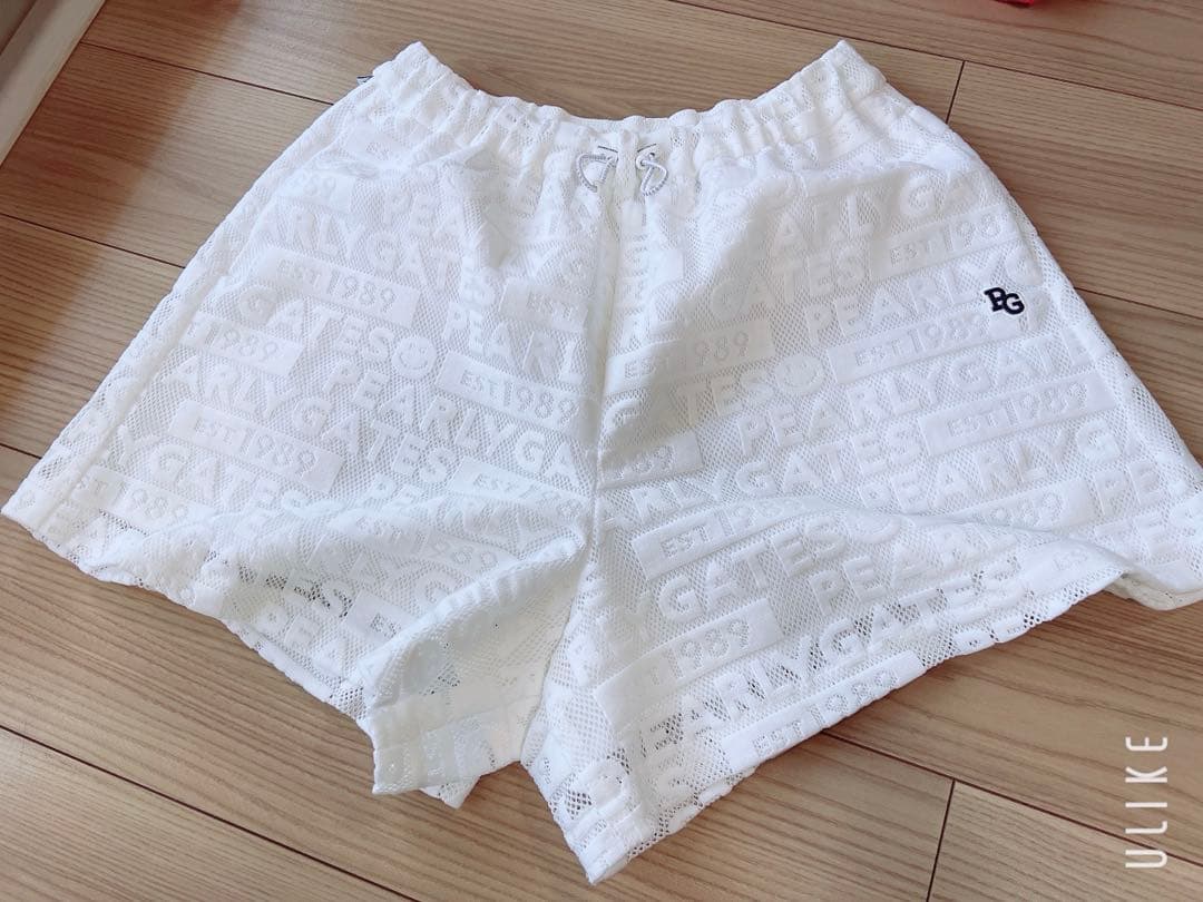 パーリーゲイツ　レディース　パンツ　スカート　ホワイト　ゴルフ　サイズ1