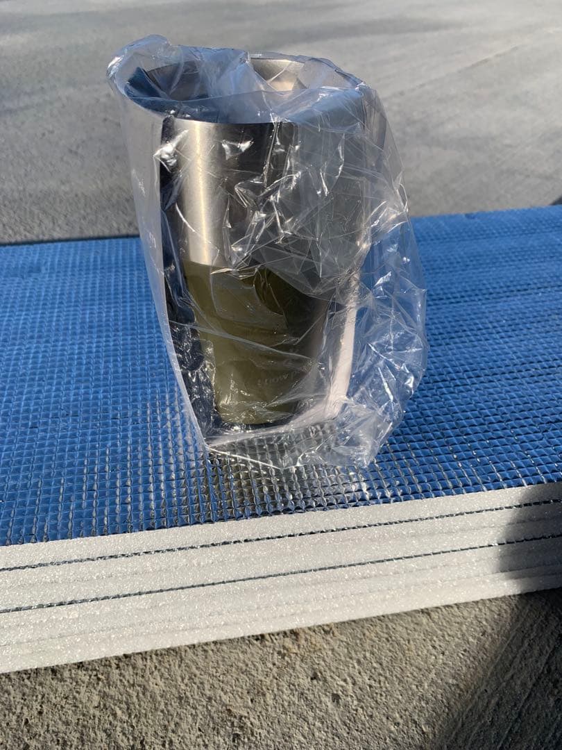  peakスノーピーク　サーモタンブラー470 真空断熱サンド&グリーン