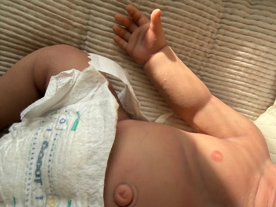 リアルベビー人形 シリコン製 約42センチ