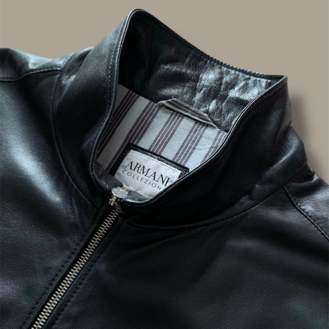 90-00s アーカイブ ARMANI COLLEZIONI レザージャケット