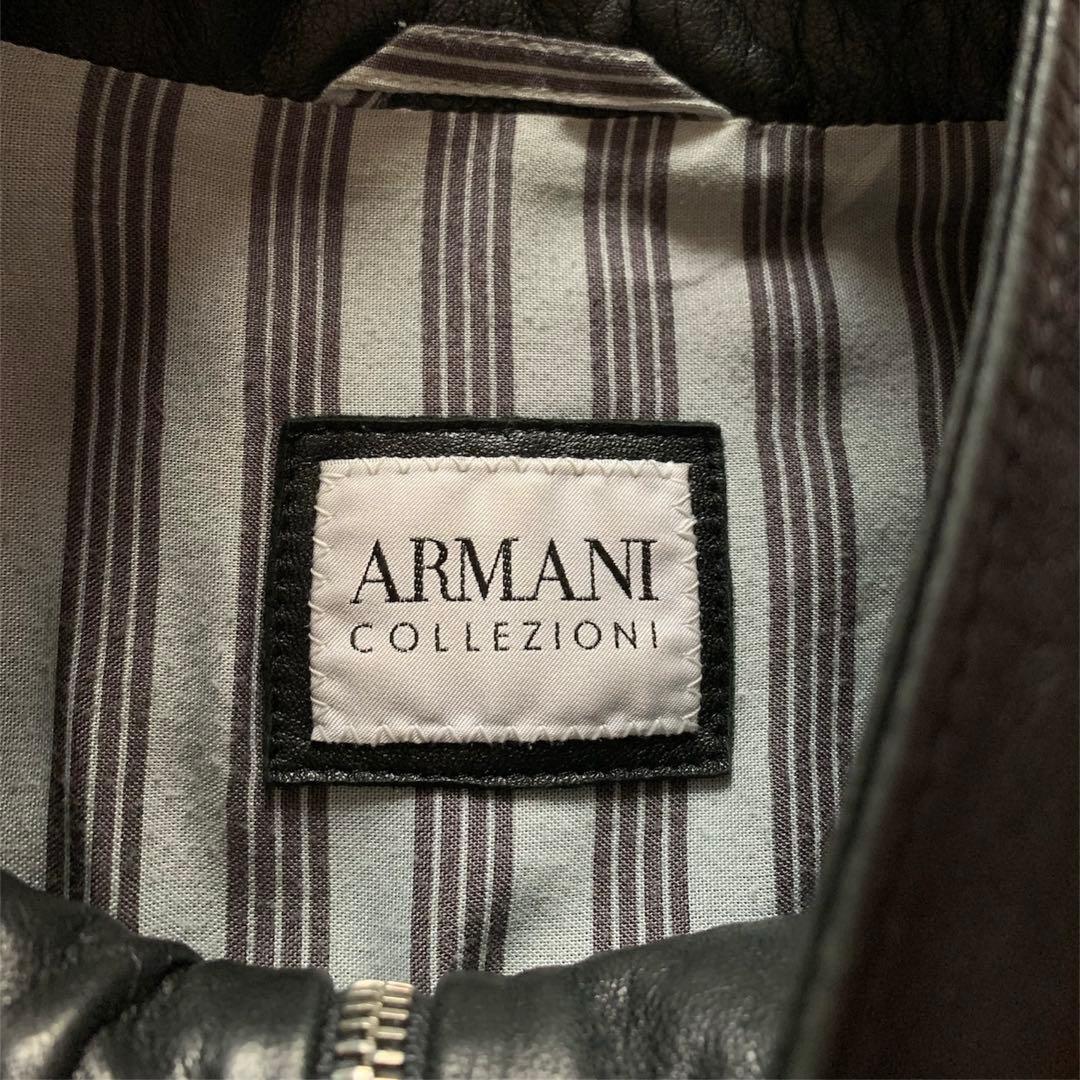 90-00s アーカイブ ARMANI COLLEZIONI レザージャケット