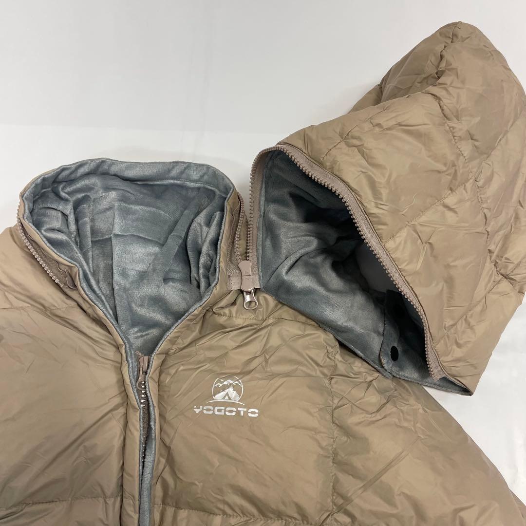 YOCOTO加熱機能付ウェアラブルスリーピングバッグ ブランケットポンチョフード