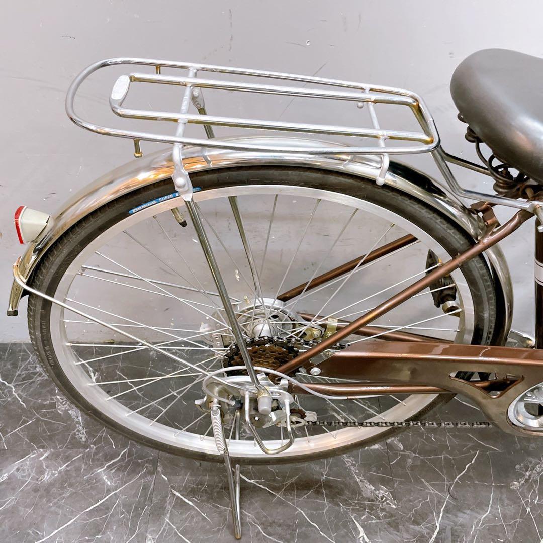 大阪配送価格【944】《関西》一般車 ママチャリ AZZURARE ブラウン